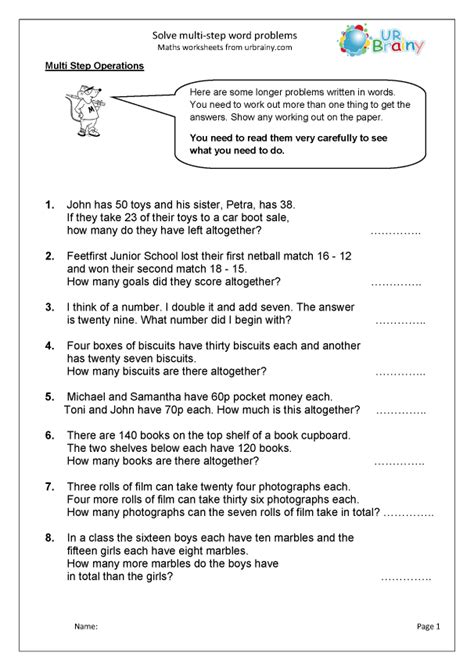 two step word problems year 4|IXL .